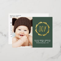 Grüne und goldene Fohlen Moderne Weihnachten