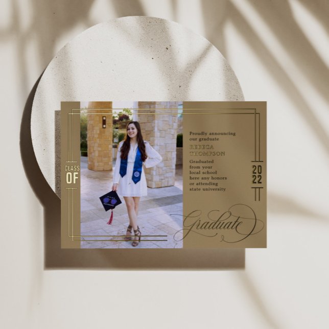 Grüne und goldene Folie für klassische Script-Absc Folieneinladung (Von Creator hochgeladen)