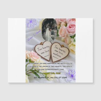 Grüne und Goldene Hochzeit Einladung