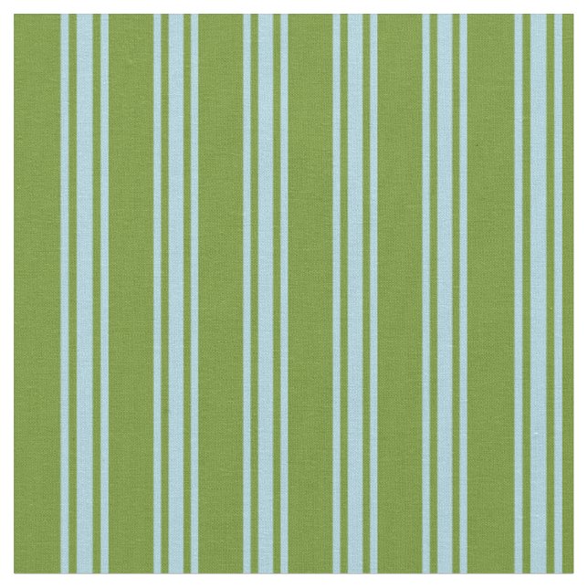 Grüne und helle blaue Streifen Stoff (Nahaufnahme)
