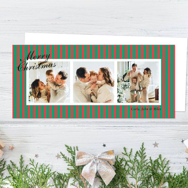 Grüne und korallenförmige Streifen 3 Foto (Von Creator hochgeladen)