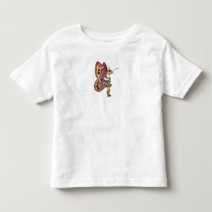 Grüne und Lila Schmetterlingsfee der Kinder Kleinkind T-shirt