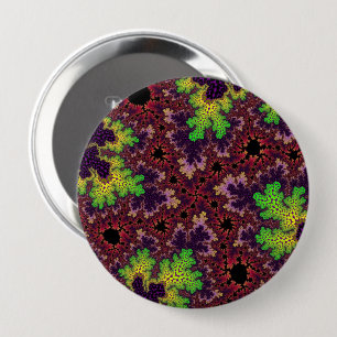 Grüne und Lila Speckle Button