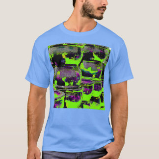 Grüne und Lila Töpferei T-Shirt