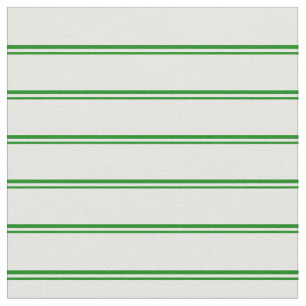 Grüne und Minze cremefarbene Linien Stoff