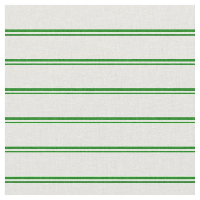 Grüne und Minze cremefarbene Linien Stoff (Nahaufnahme)