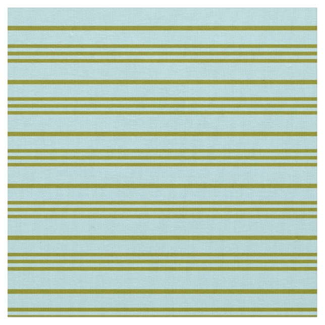 Grüne und Pulverfarbe blaue Linien Stoff (Nahaufnahme)