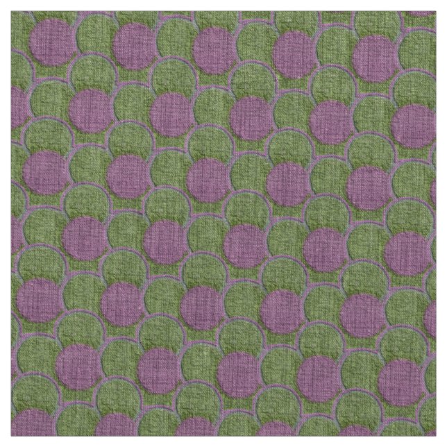 Grüne und rosa Texturierte Blume Stoff (Muster)