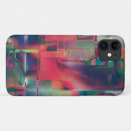 Grüne und rote Bildschichten und ein leichter Wand Case-Mate iPhone Hülle