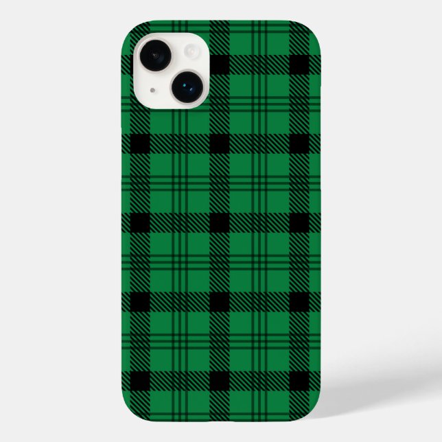 Grüne und schwarze, gemütliche Plaia Case-Mate iPhone Hülle (Rückseite)