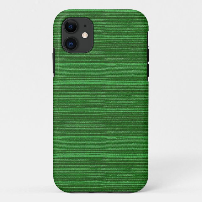grüne und schwarze Streifen Case-Mate iPhone Hülle (Rückseite)
