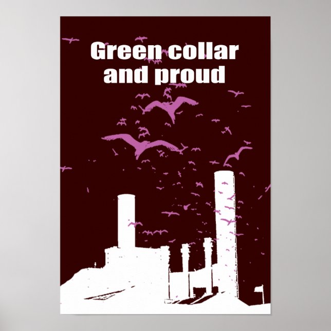 Grüne und stolze poster (Vorne)