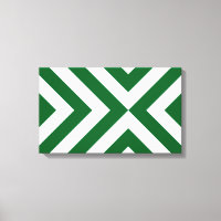 Grüne und weiße Chevronen