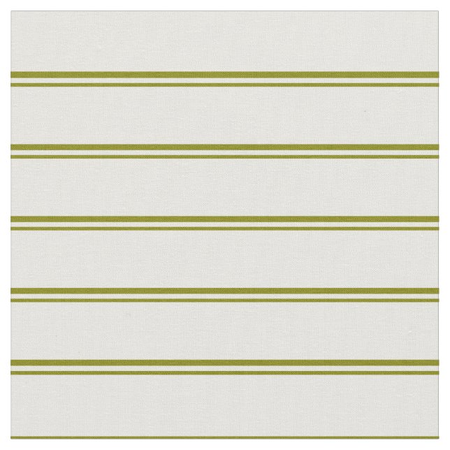 Grüne und weiße farbige Linien Stoff (Nahaufnahme)