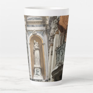 GRÜNE UND WEISSE MÄRKE VON JESUITS CHURCH VENICE, MILCHTASSE