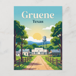 Grüne USA Postkarte