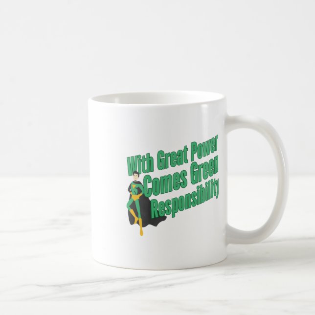 Grüne Verantwortung  Kaffeetasse (Rechts)