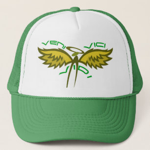 Grüne Version von Veni Vidi Vici Truckerkappe