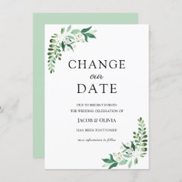 Grüne vertagte Hochzeitsankündigung Einladung