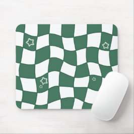 Grüne verzerrte Design-Mauspad Mousepad