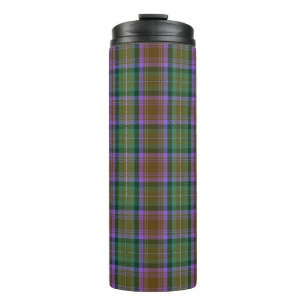 Grüne Violette Erde Tartan Kariert Thermosbecher
