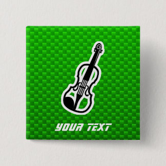 Grüne Violine Button
