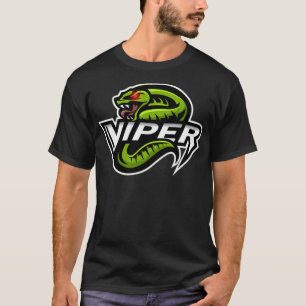 Grüne Viper Schlange 2 T-Shirt