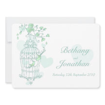 Grüne Vogelarten im Käfig