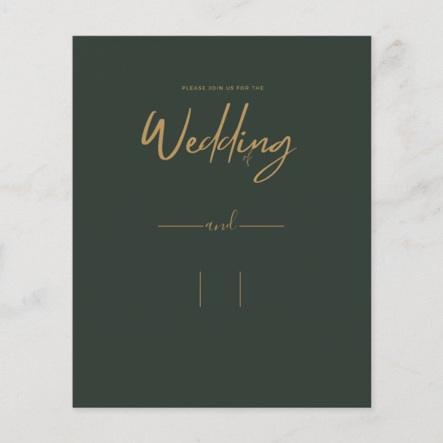 Grüne Vorlage (Vorderseite)