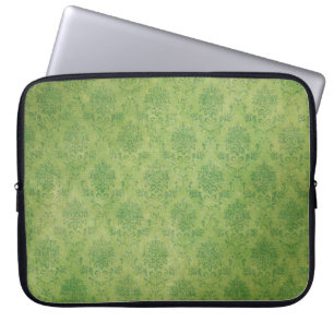 Grüne Vorlagenstruktur Laptopschutzhülle