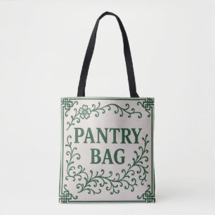 "GRÜNE VORRATSTASCHE" - CHINOISERIE-TOTEBAG 