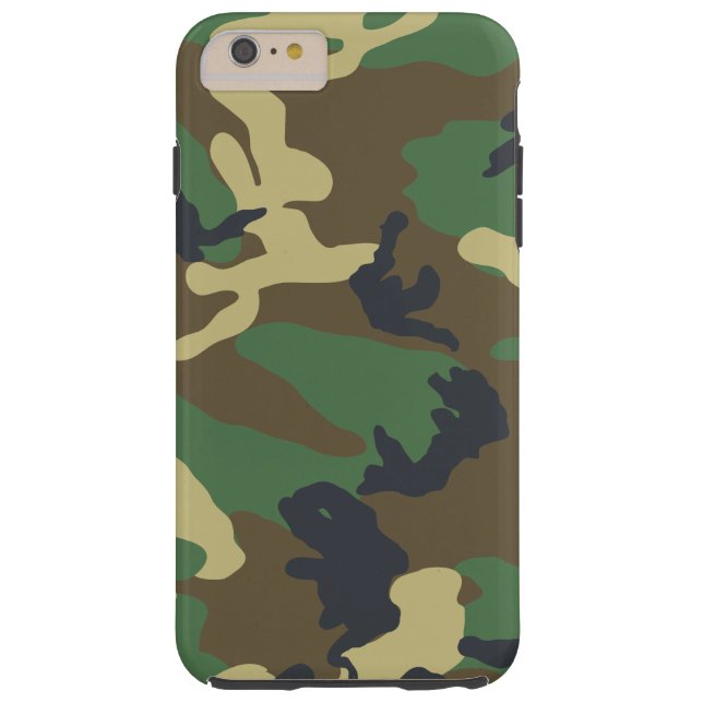 Grüne Wald Tarnung Case-Mate iPhone Hülle (Rückseite)
