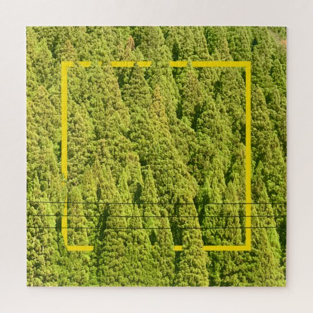 Grüne Wälder Puzzle (Vertikal)