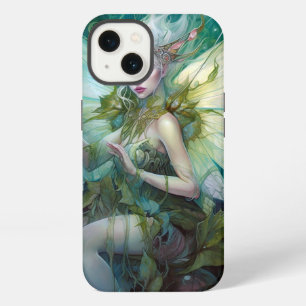 Grüne Waldfee Fantasy-Kunst iPhone 13 Hülle