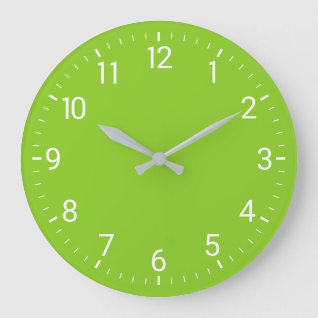 Grüne Wanduhr (Vorderseite)
