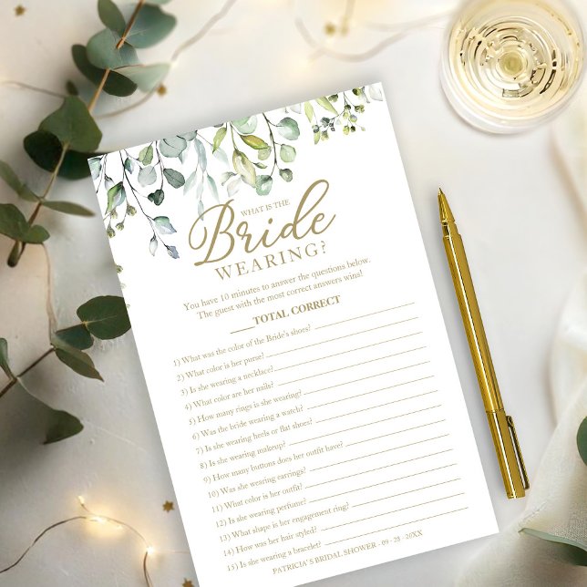 Grüne, was ist die Bride mit Game Bridal Flyer (Von Creator hochgeladen)