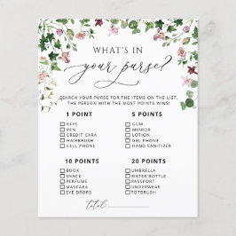 Grüne, Was ist in deinem Spiel mit Purse?