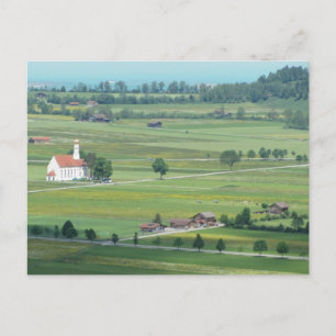 Grüne Weiden Deutschlands Postkarte