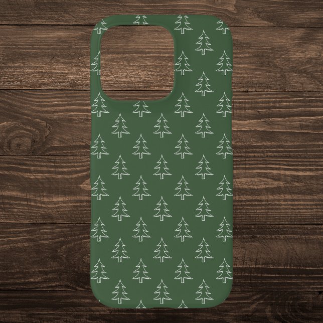 Grüne Weihnachtsbaummuster Case-Mate iPhone Hülle (Von Creator hochgeladen)