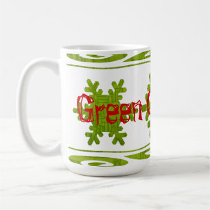 Grüne Weihnachtszeit-Tasse! Tasse
