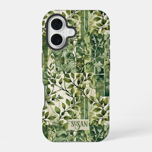 Grüne Weinreben iPhone 16 Hülle (Rückseite)