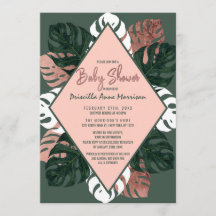 Grüne weiße Rosen-Goldschweizer Käse-Baby-Dusche