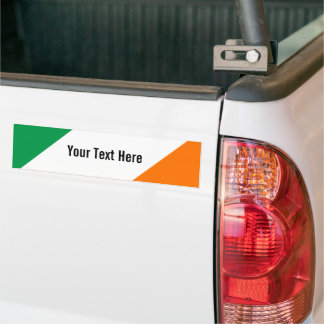 Grüne, weiße Streifen Autoaufkleber