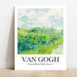 Grüne Weizenfelder, Auvers von Vincent van Gogh Poster<br><div class="desc">Grüne Weizenfelder,  Auvers (1890) von Vincent Van Gogh</div>