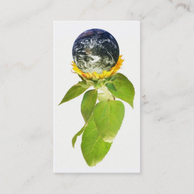 Grüne WeltVisitenkarte Visitenkarte (Vorderseite)