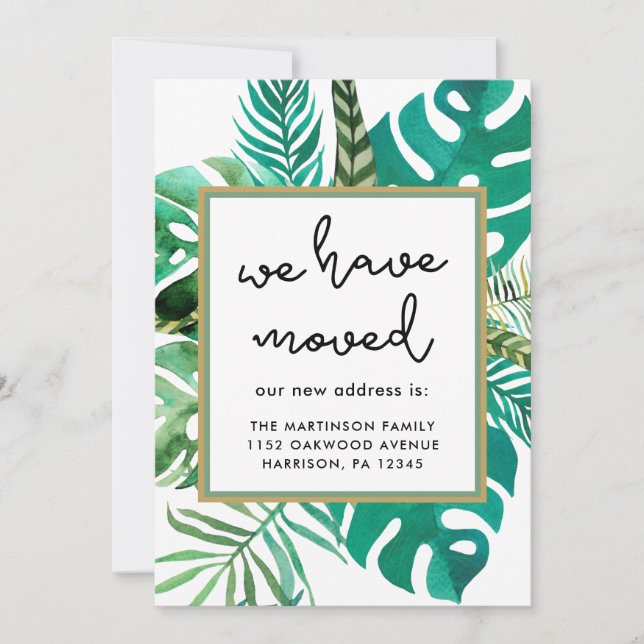 Grüne Wir haben Bewegung Ankündigung Adresse (Vorderseite)