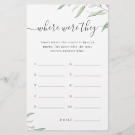 Grüne, wo waren sie Brautparty