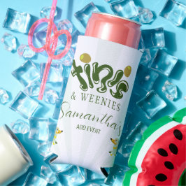 Grüne Wochen & Tinis Funny Martini Geburtstagspart Selters Dosenkühler