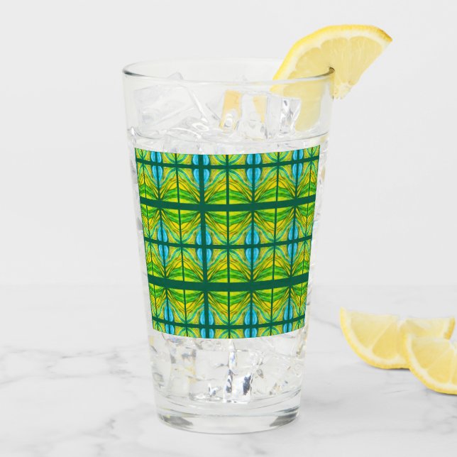 Grüne Wüsteninspirierungen Glas (Rückseite Ice)