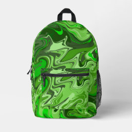 Grüne Zone Bedruckter Rucksack